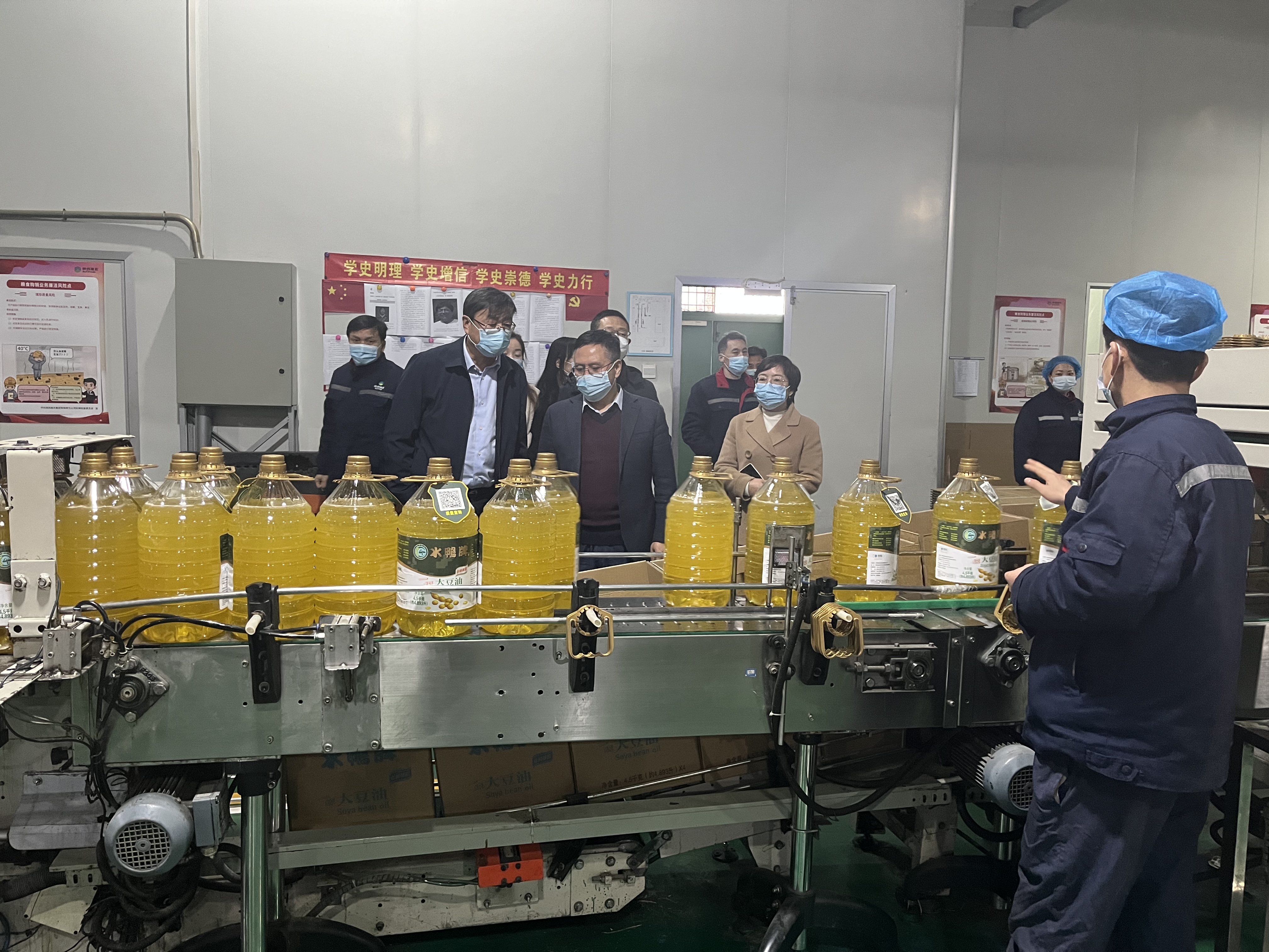 油脂集團：糧農集團副總經理王軍到楊凌來富公司檢查指導工作